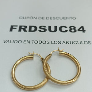 ARRACADAS PAR ORO 14 K 2,50 GRMS (SEMINUEVO)