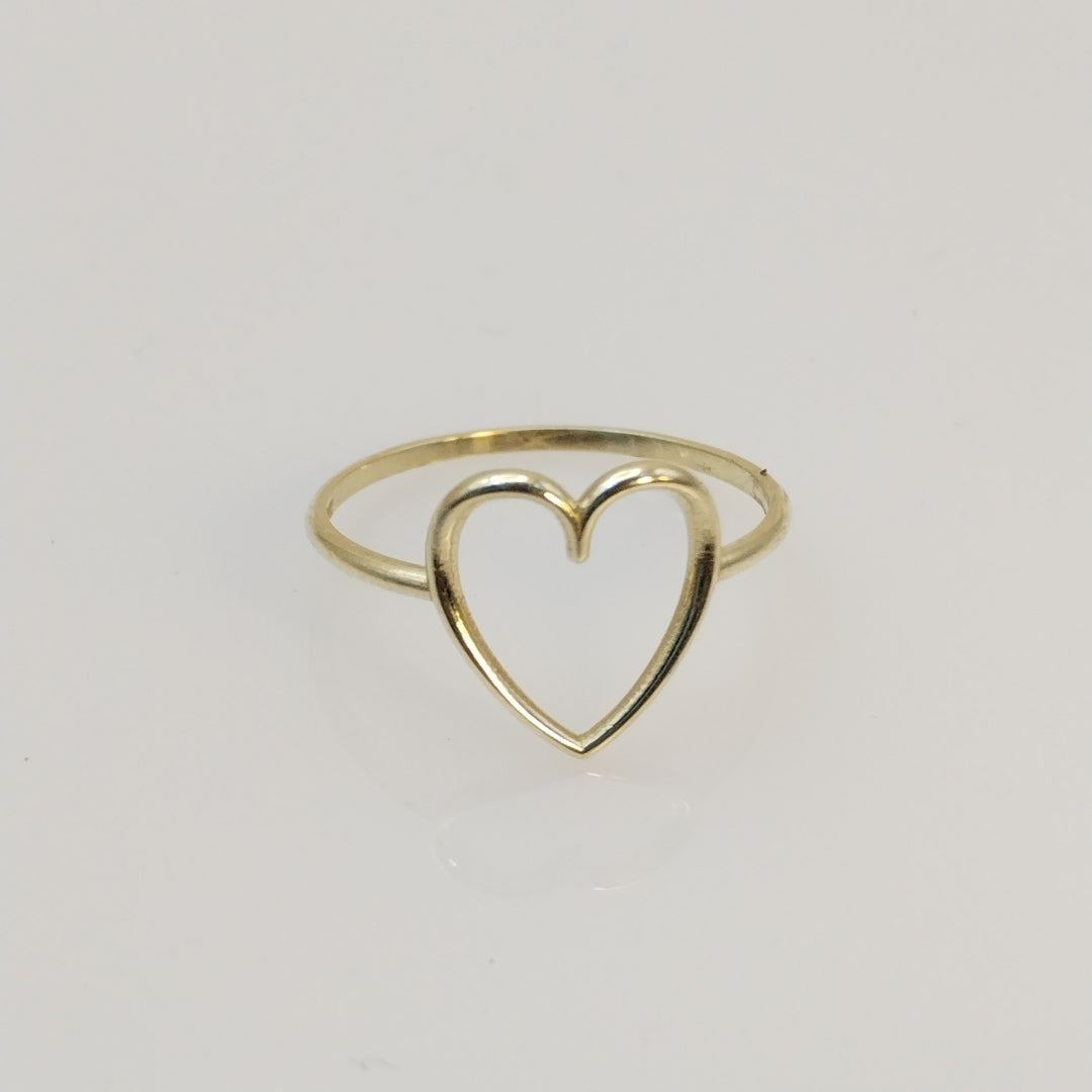 ANILLOS ANILLITO FIG CORAZON 10K TALLA 7 0.8 GR (NUEVO)