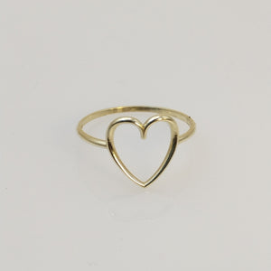 ANILLOS ANILLITO FIG CORAZON 10K TALLA 7 0.8 GR (NUEVO)