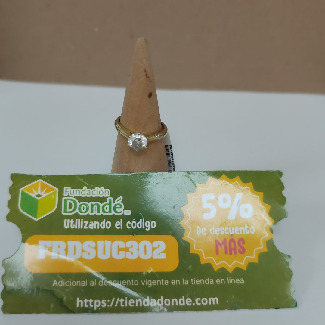 SOLITARIO ORO 10 K 2,20 GRMS (SEMINUEVO)