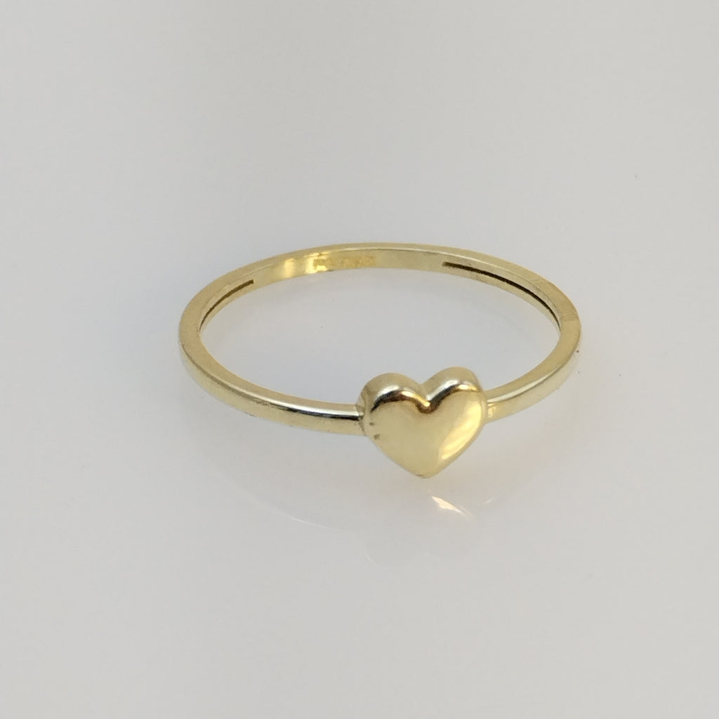 ANILLOS ANILLITO FIG CORAZON 10K TALLA 9 1.2 GR (NUEVO)