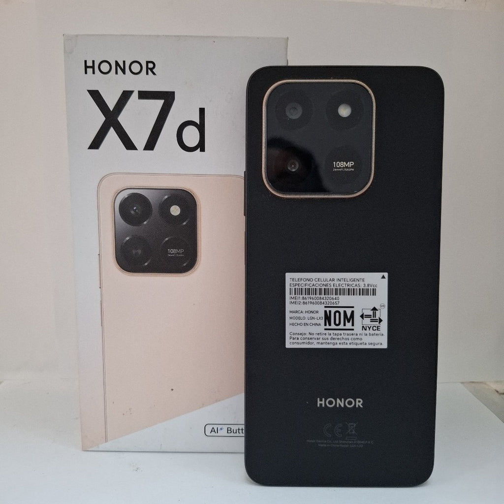 CELULAR HONOR X7D LGN-LX3 (2025) 256 GB 8 GB RAM (SEMINUEVO)