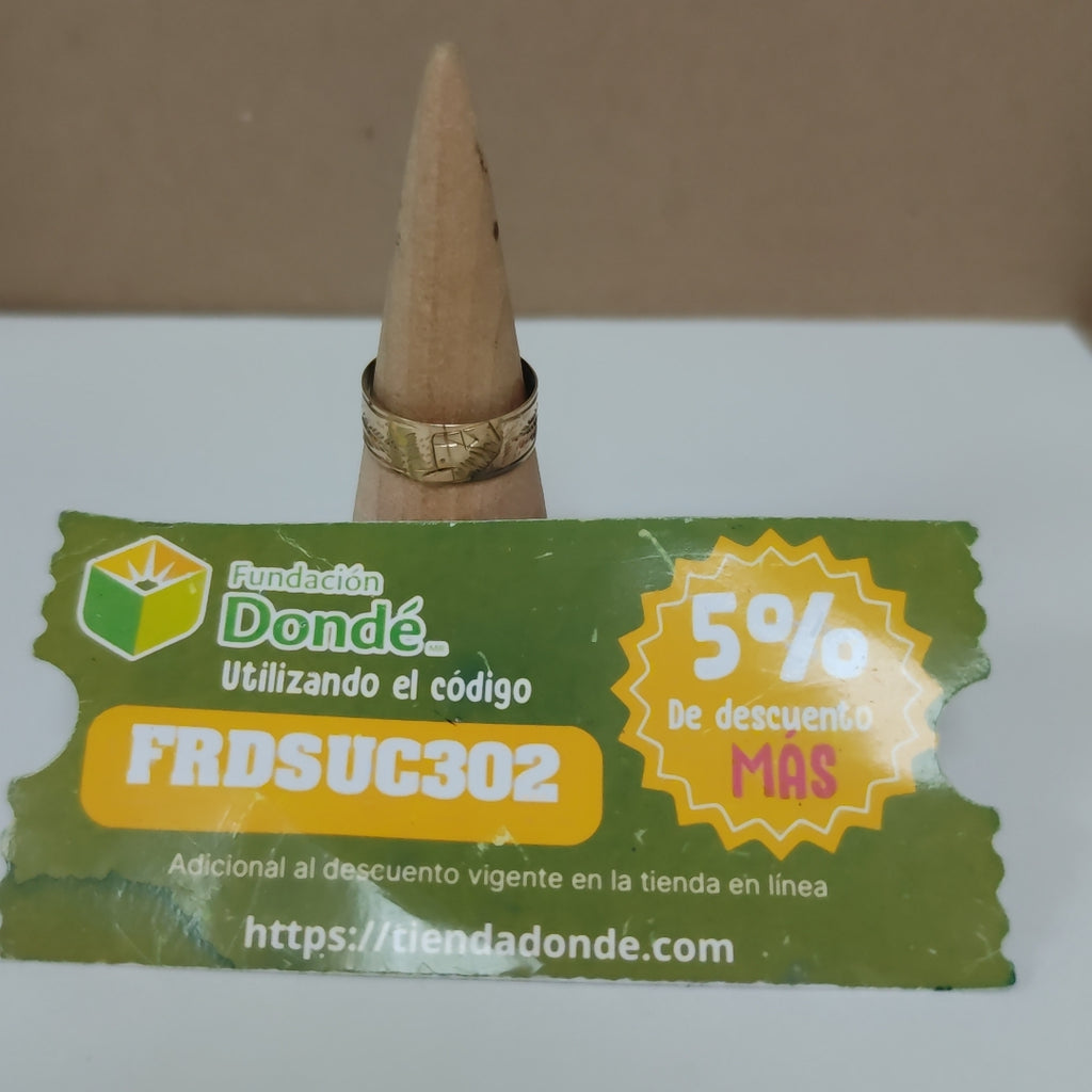 ANILLO ORO 10 K 1,80 GRMS (SEMINUEVO)