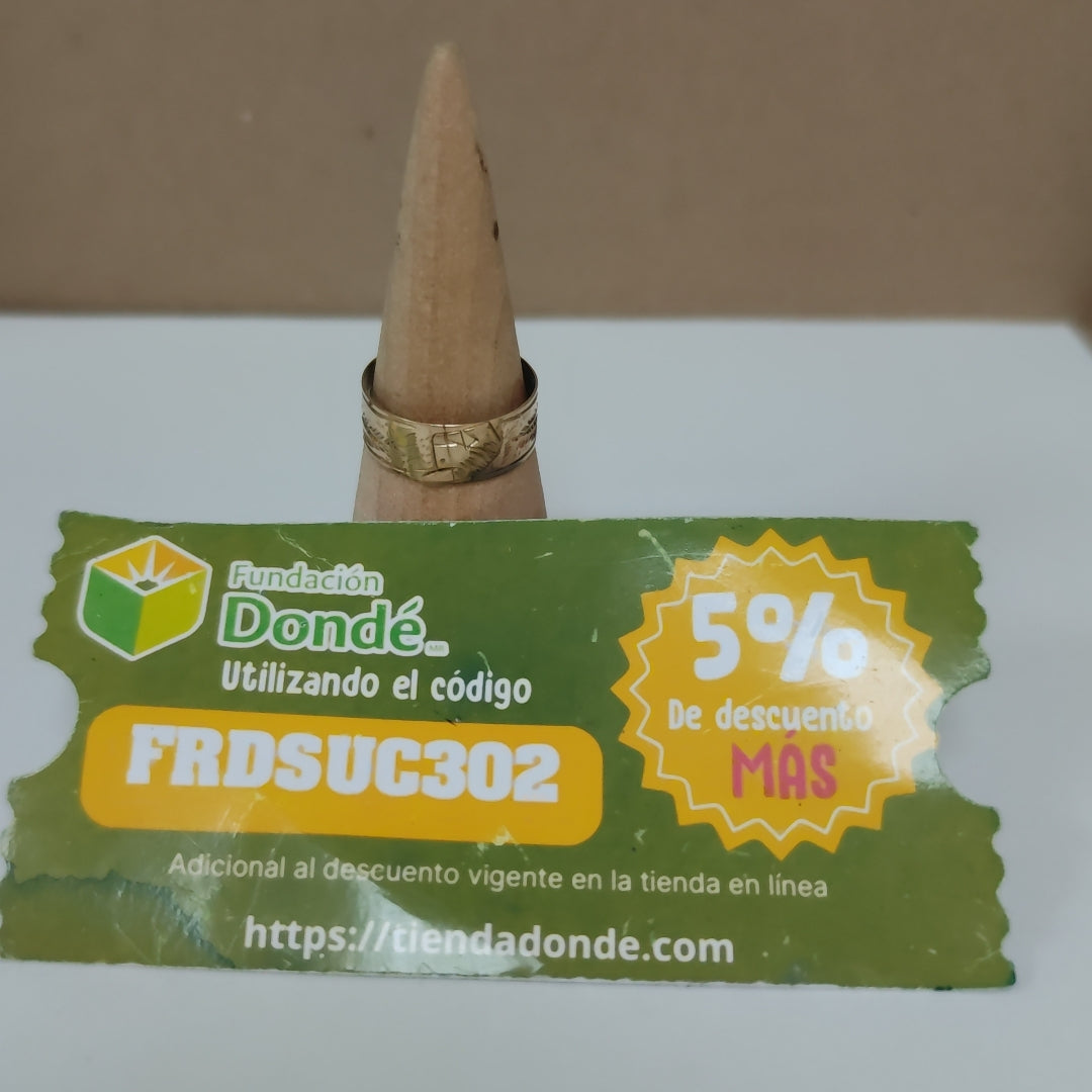 ANILLO ORO 10 K 1,80 GRMS (SEMINUEVO)