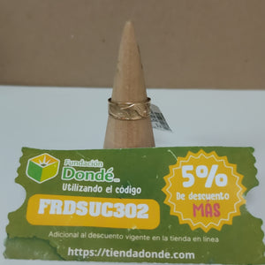 ANILLO ORO 10 K 2,10 GRMS (SEMINUEVO)
