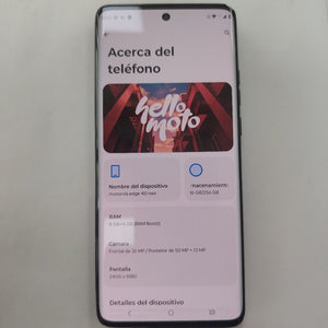 CELULAR MOTOROLA EDGE 40 NEO XT2307-1 (2023) 256 GB 8 GB RAM (SEMINUEVO)