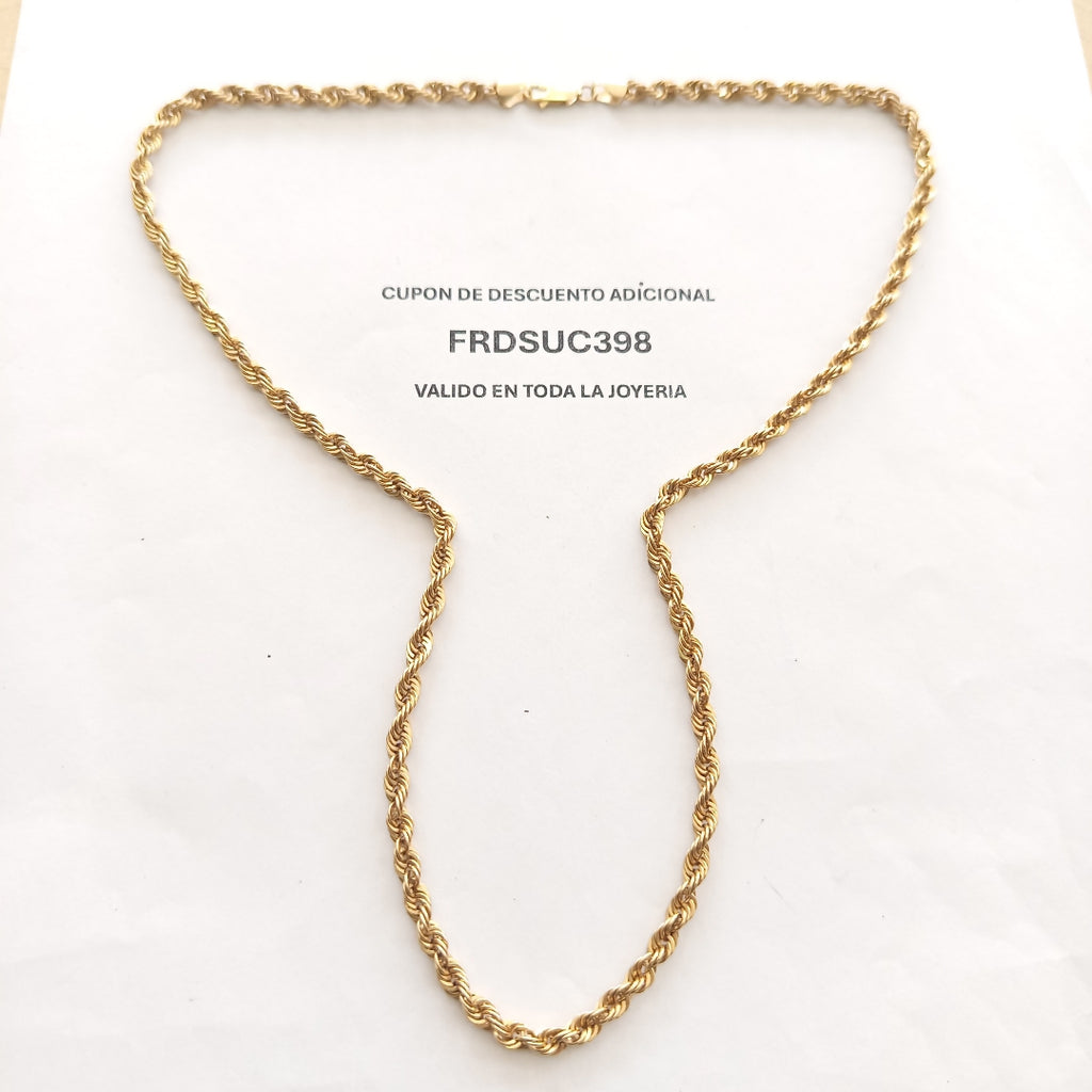 CADENA ORO 14 K 7.4 GRMS (SEMINUEVO)