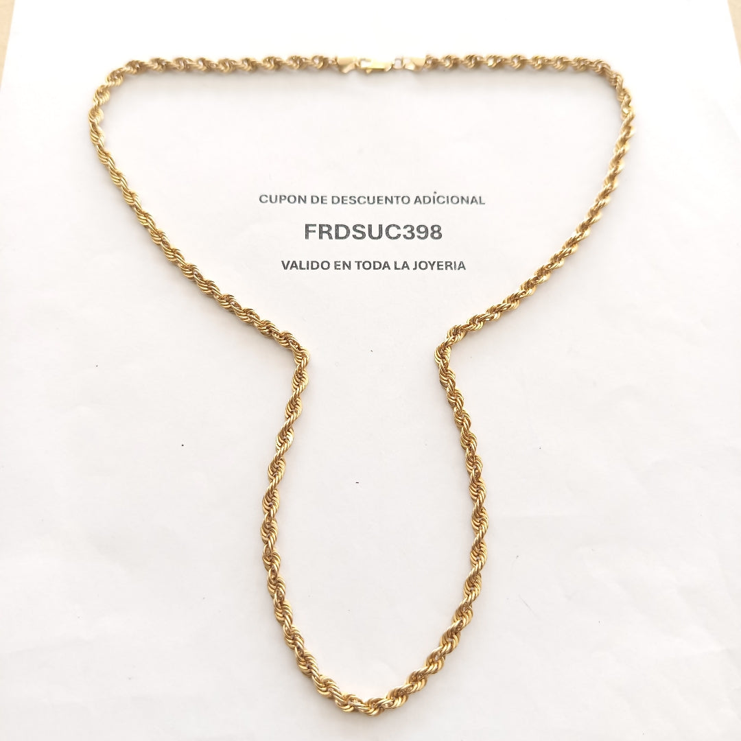 CADENA ORO 14 K 7.4 GRMS (SEMINUEVO)