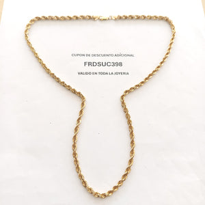 CADENA ORO 14 K 7.4 GRMS (SEMINUEVO)