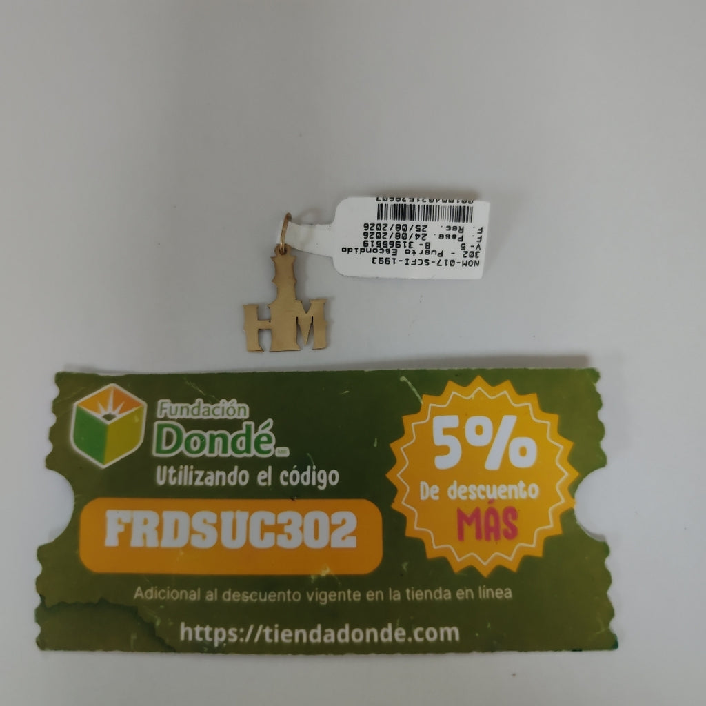 DIJE ORO 10 K 1,00 GRMS (SEMINUEVO)