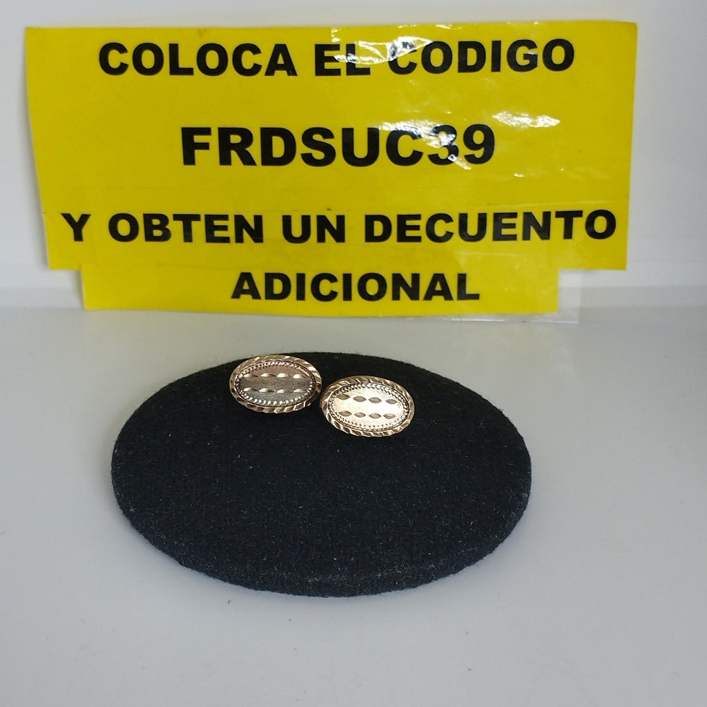 ARETES PAR ORO 10 K 2,60 GRMS (SEMINUEVO)