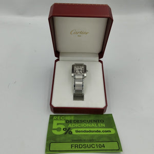 RELOJ CARTIER TANK FRANÇAISE CABALLERO 2302 (SEMINUEVO)