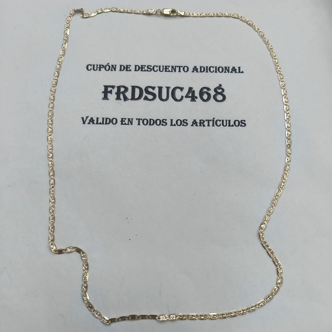 CADENA ORO COMBINADO 10 K 4.7 GRMS (SEMINUEVO)