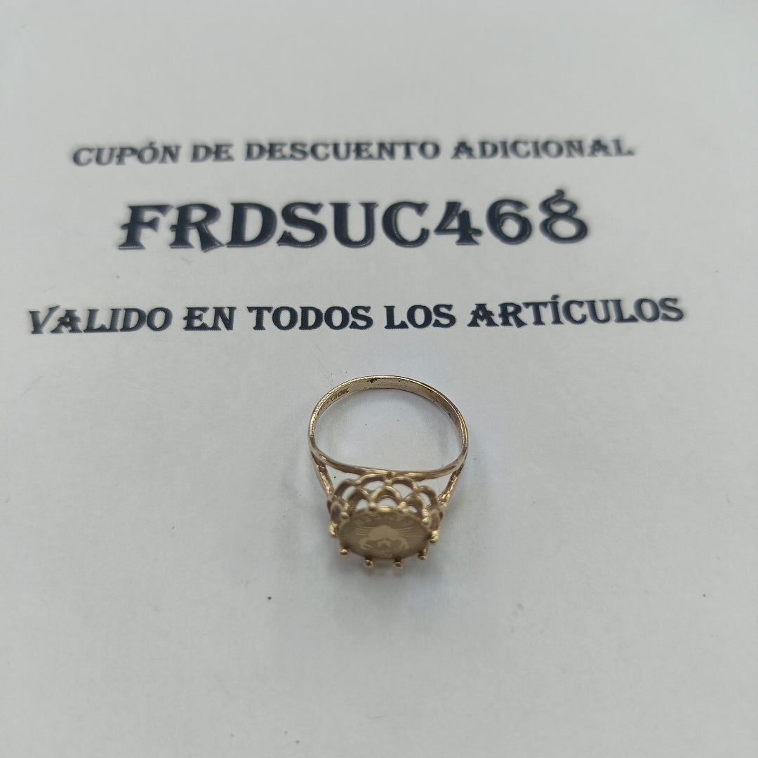 ANILLITO ORO 10 K 2.4 GRMS (SEMINUEVO)