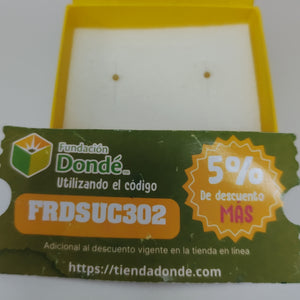 BROQUELES BROQUEL FIG HONGO 14K 0.17 GR (NUEVO)