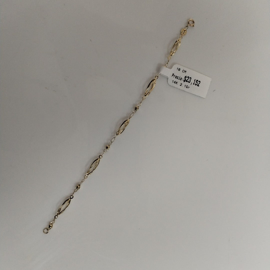 PULSERA ESPECIAL 14K 18 CM 2.1 GR (NUEVO)
