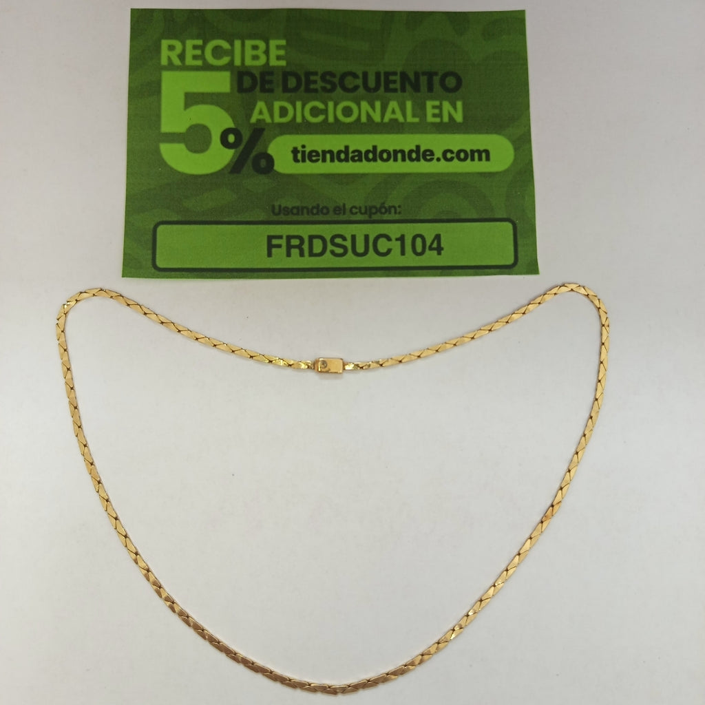 CADENA ORO 14 K 11,10 GRMS (SEMINUEVO)
