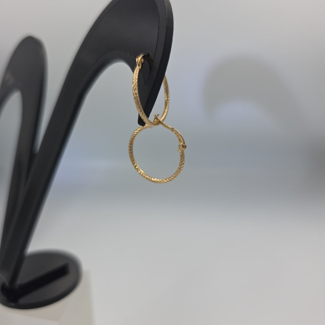 ARETES ARRACADAS 14K 1.2 GR (NUEVO)