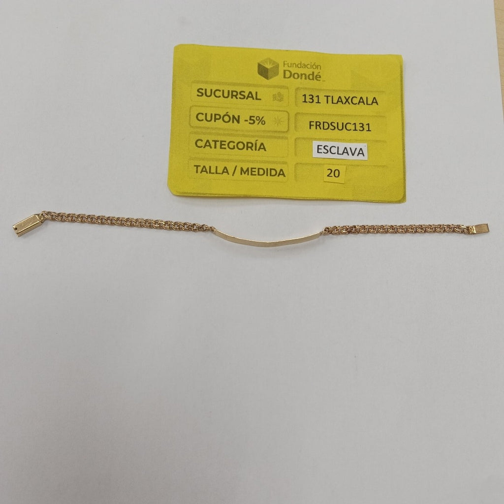ESCLAVA ORO 14 K 2.5 GRMS (SEMINUEVO)