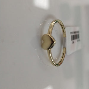 ANILLOS ANILLITO FIG CORAZON 10K TALLA 8 1.2 GR (NUEVO)