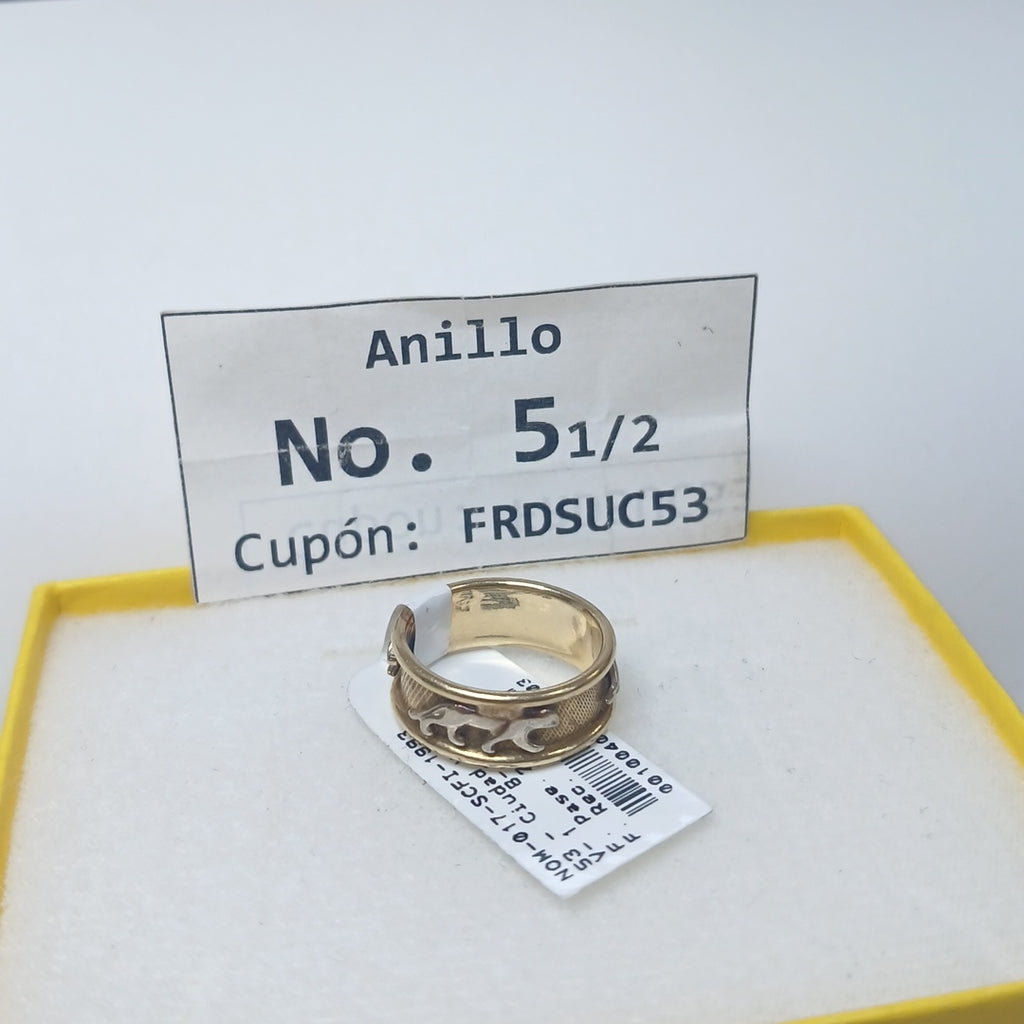 ANILLO ORO 14 K 2,50 GRMS (SEMINUEVO)