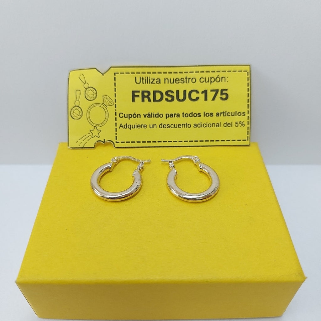 ARETES ARRACADAS 14K 1.6 GR (NUEVO)