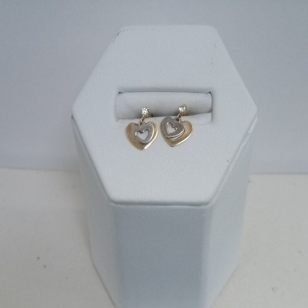 BROQUELES PAR ORO 14 K 0,60 GRMS (SEMINUEVO)