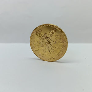 Moneda Centenario Cincuenta Pesos Oro Mexicano 21.6K