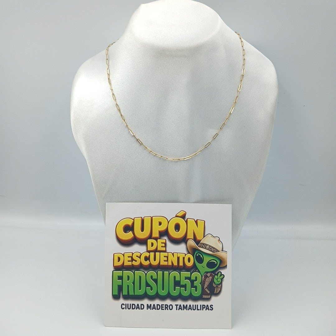CADENA ORO 14 K 3.3 GRMS (SEMINUEVO)