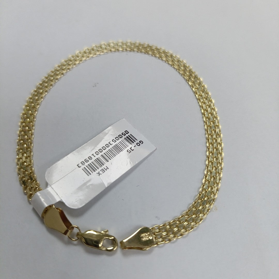 PULSERA ESPECIAL 14K 21 CM 5 GR (NUEVO)