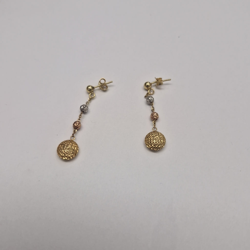ARETES PAR ORO 10 K 2,10 GRMS (SEMINUEVO)