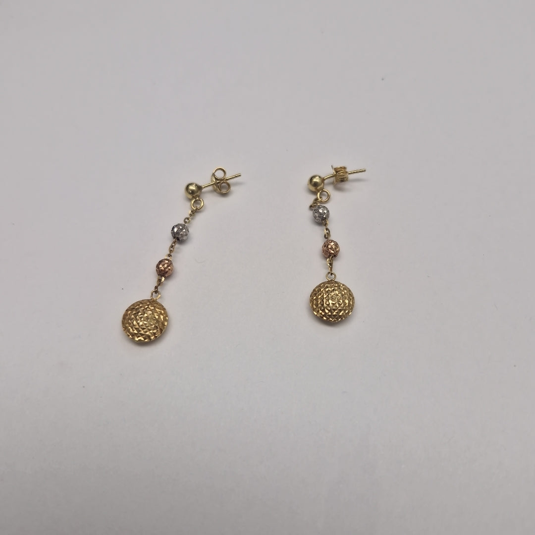 ARETES PAR ORO 10 K 2,10 GRMS (SEMINUEVO)