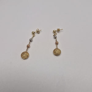 ARETES PAR ORO 10 K 2,10 GRMS (SEMINUEVO)