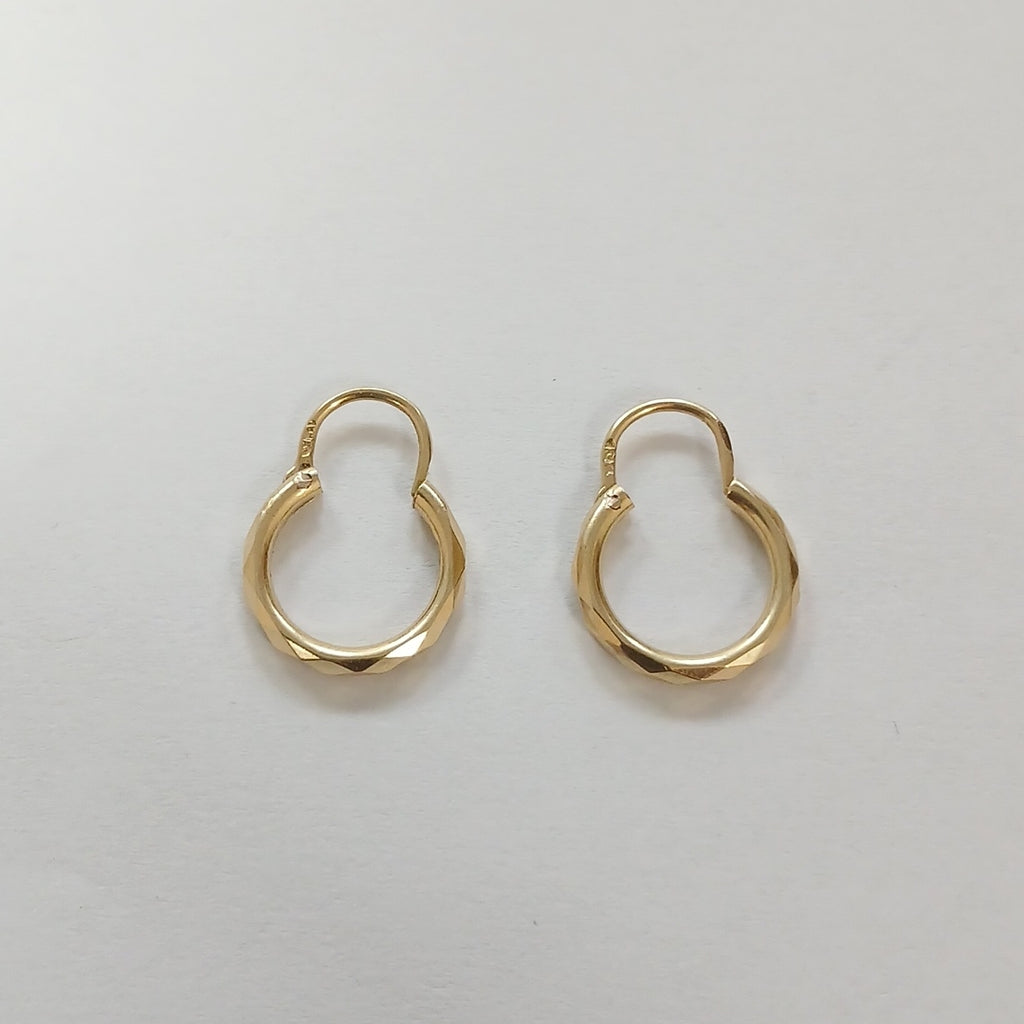 ARETES PAR ORO 18 K 1,50 GRMS (SEMINUEVO)