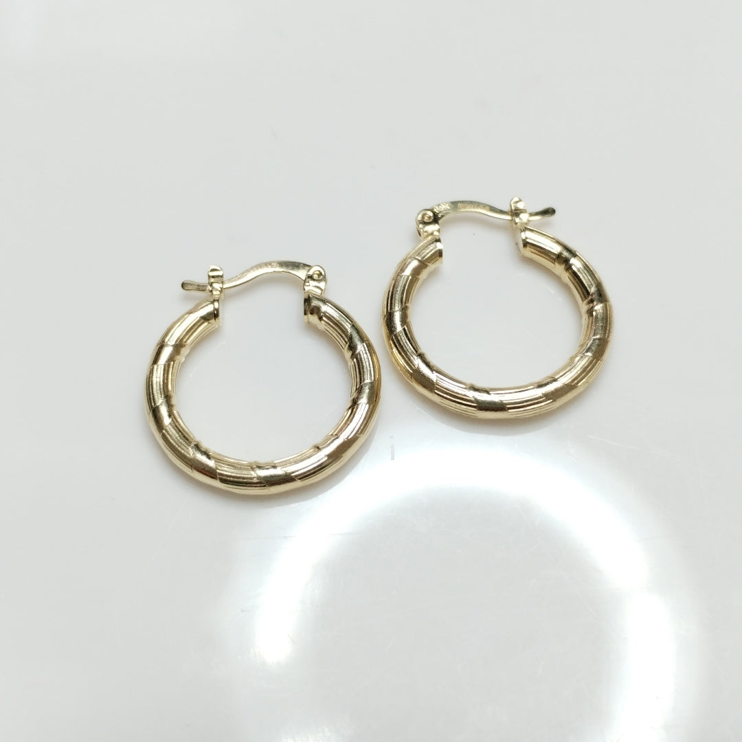 ARETES ARRACADAS 14K 2.7 GR (NUEVO)