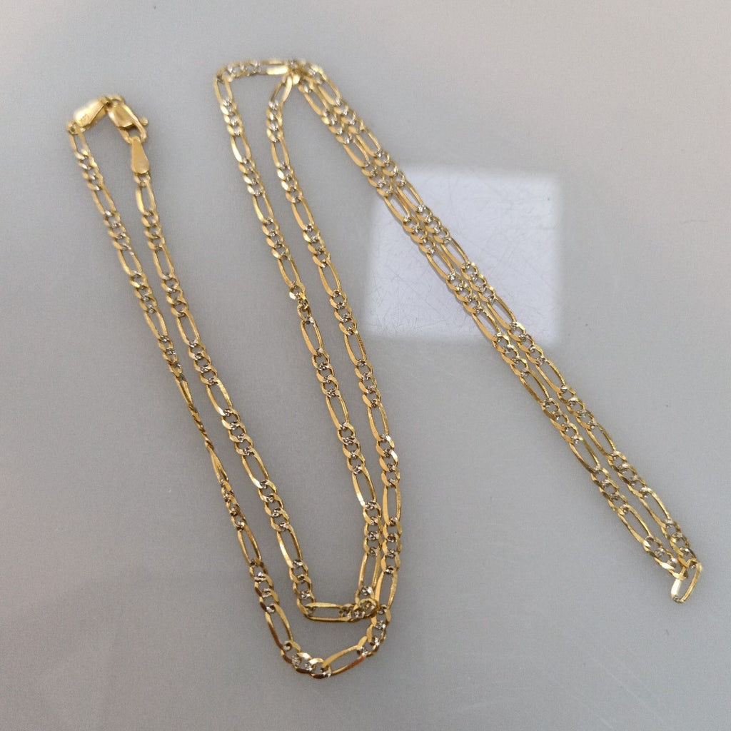 CADENA 3X1 DIAMANTADA 14K 55 CM 4.7 GR (NUEVO)