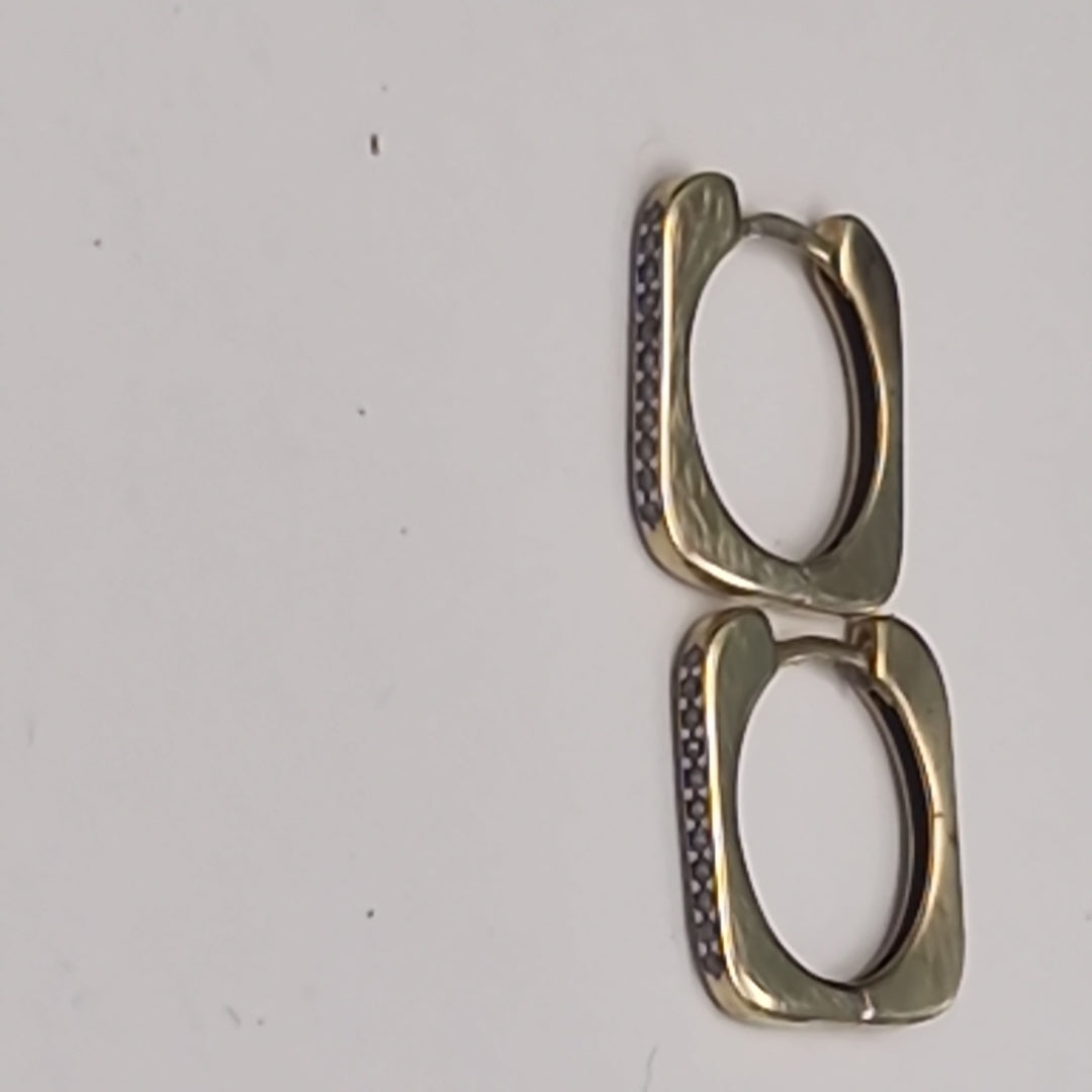 ARRACADAS PAR ORO 10 K 1.9 GRMS (SEMINUEVO)
