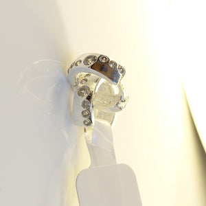 ARRACADAS C/CIRCONIAS PLATA .925 2.4 GR (NUEVO)