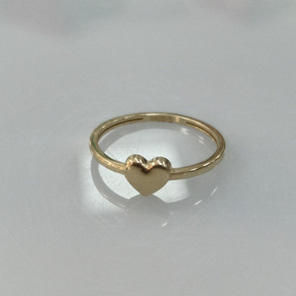 ANILLOS ANILLITO FIG CORAZON 10K TALLA 7 1.1 GR (NUEVO)