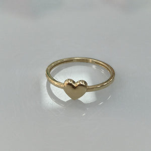 ANILLOS ANILLITO FIG CORAZON 10K TALLA 7 1.1 GR (NUEVO)