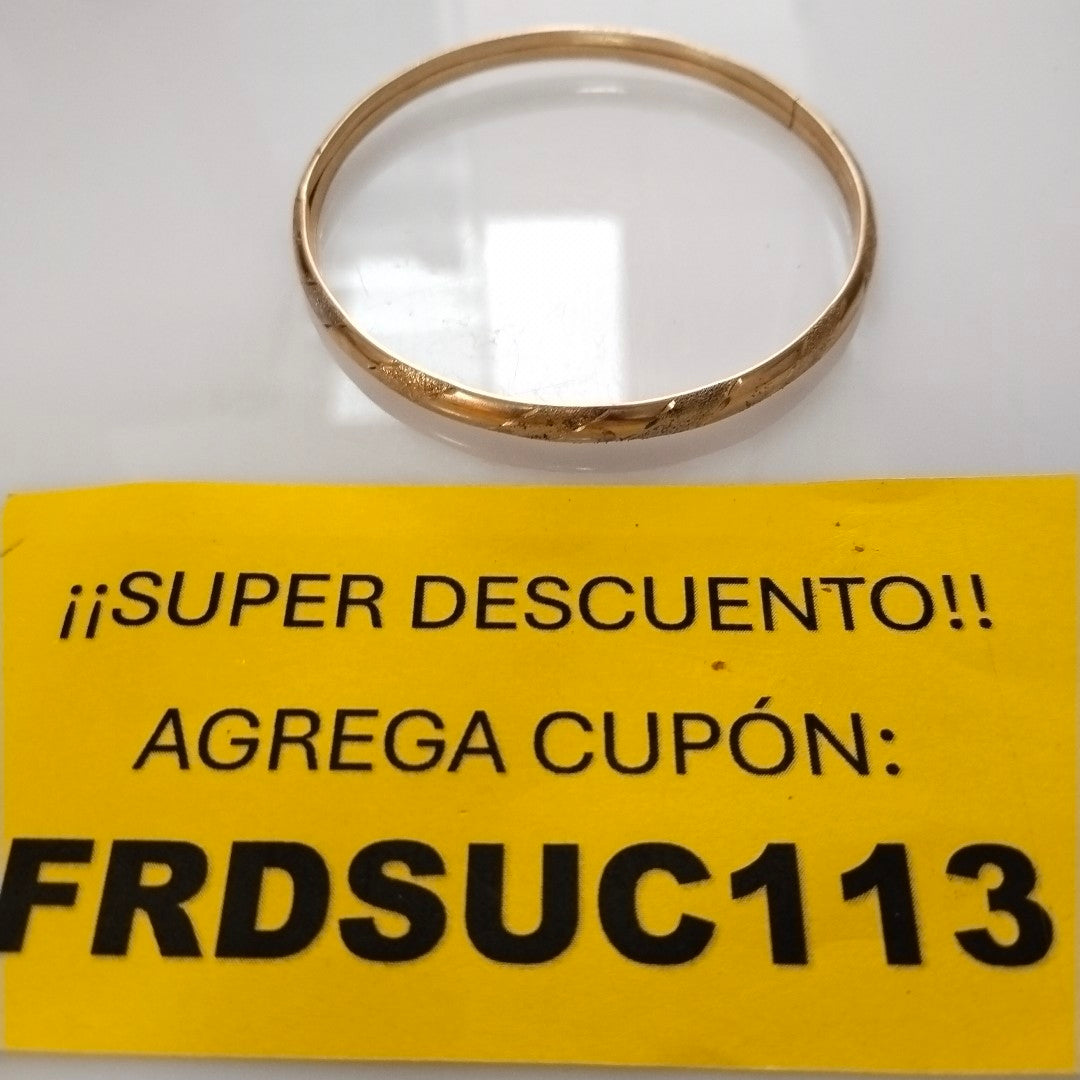 BRAZALETE ORO 10 K 6.2 GRMS (SEMINUEVO)