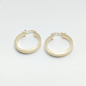 ARETES TEJIDO ARRACADAS FACETADAS 14K 2.9 GR (NUEVO)