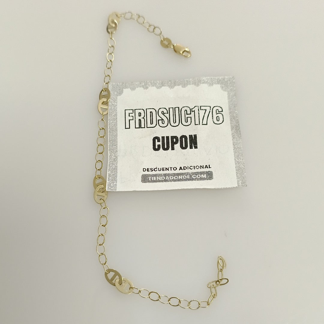 PULSERA ESPECIAL 14K 21 CM 1.9 GR (NUEVO)