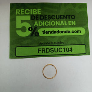 ARGOLLA ORO 10 K 1,00 GRMS (SEMINUEVO)
