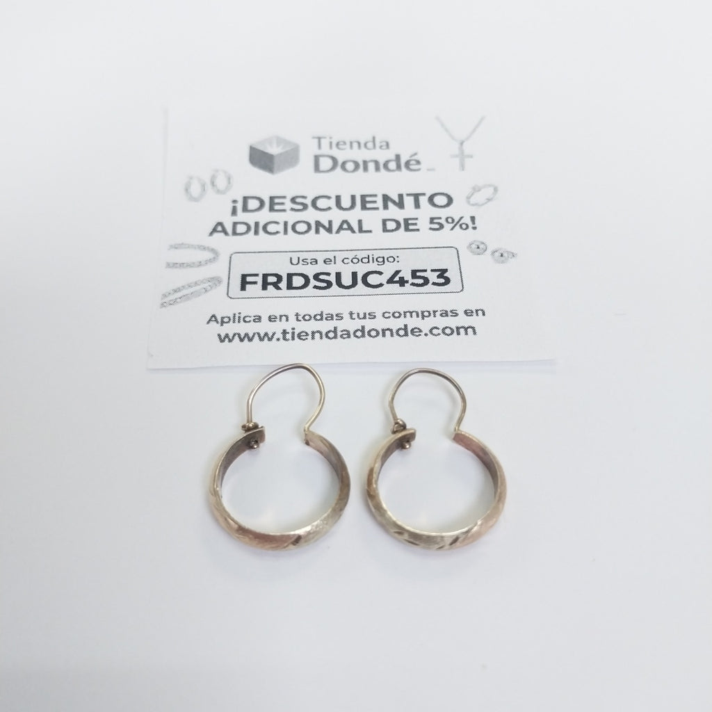 ARRACADAS PAR ORO 8 K 1,60 GRMS (SEMINUEVO)