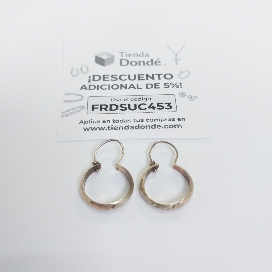ARRACADAS PAR ORO 8 K 1,60 GRMS (SEMINUEVO)