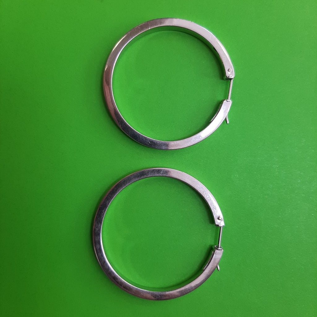 ARRACADAS PAR ORO,ORO BLANCO 10 K 5,60 GRMS (SEMINUEVO)