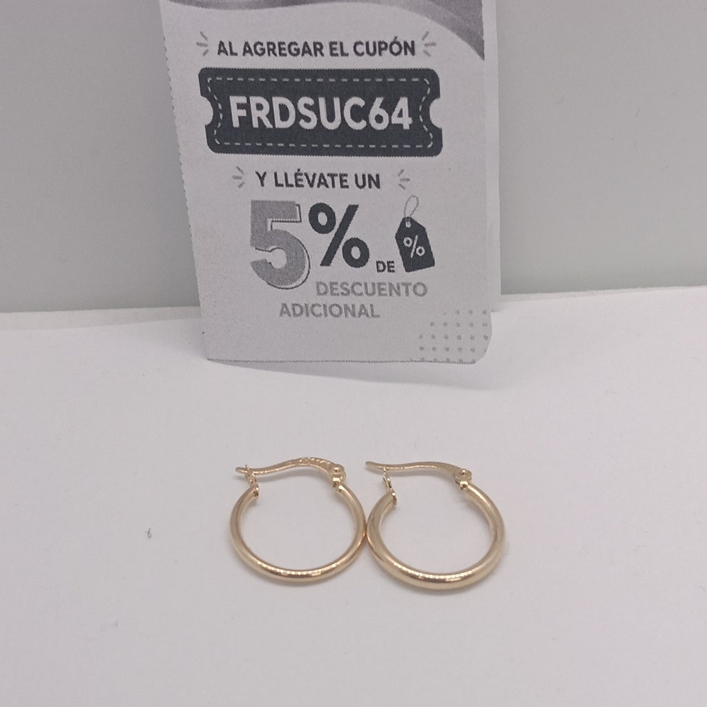 ARETES ARRACADAS 14K 1.3 GR (NUEVO)