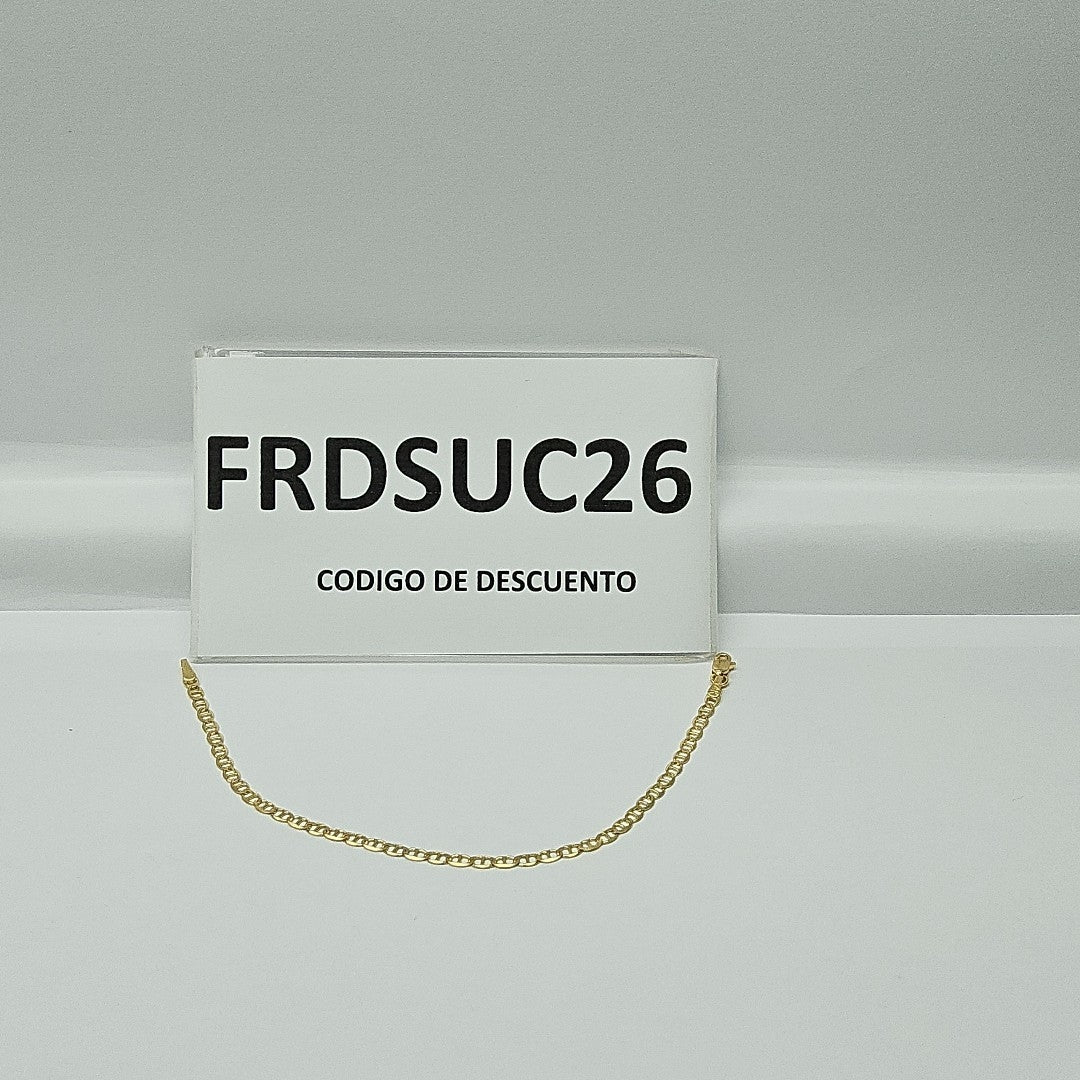 PULSERA GUCHI 14K 18 CM 2 GR (NUEVO)