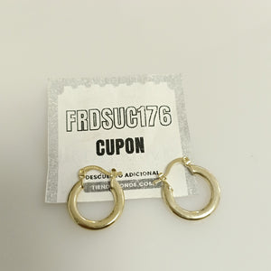 ARETES ARRACADAS 14K 1.6 GR (NUEVO)